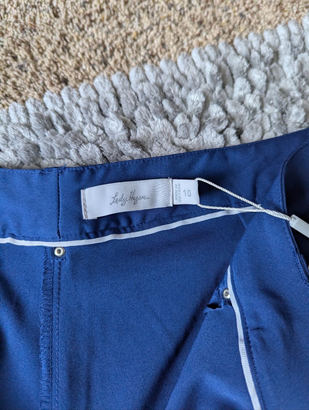 Lady Hagen Blue Women's Athletic Shorts - Picture 4 of 6